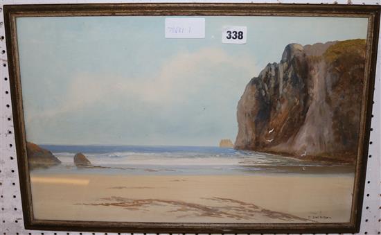 D. Sheridan, watercolour & bodycolour, seascape